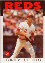 1986 Topps Baseball Cards      342     Gary Redus